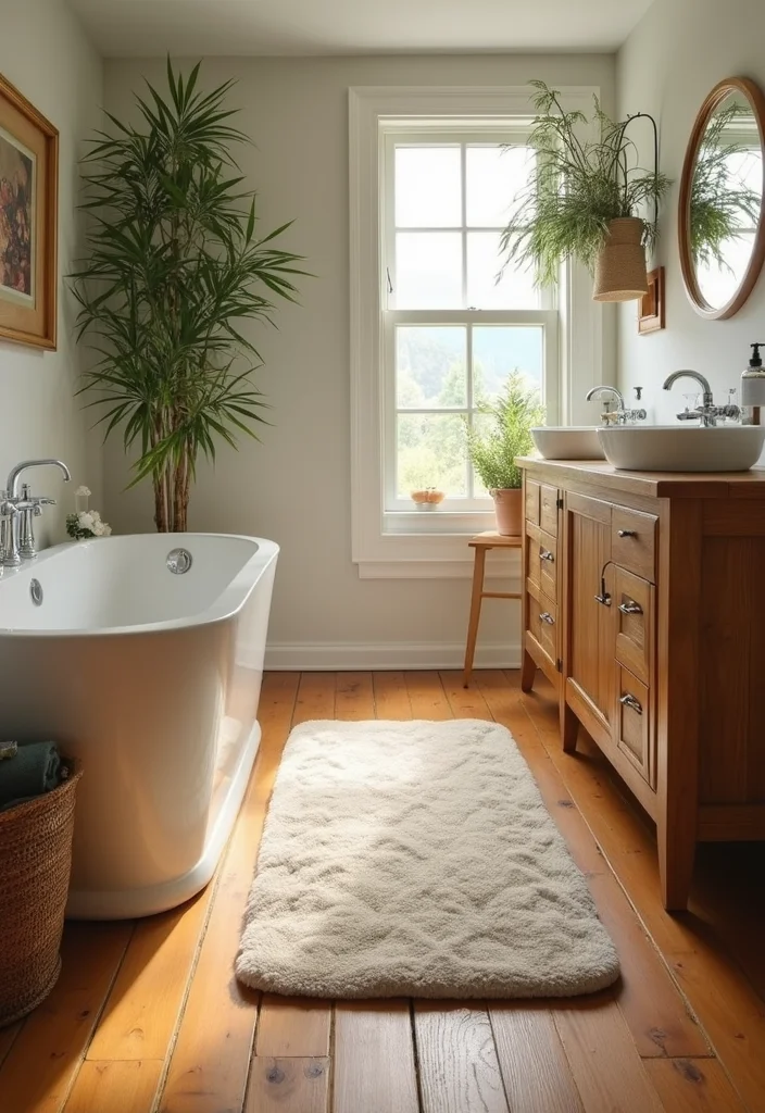 12 Small Bathroom Renovation Ideas for Smart Efficient Upgrades 1. Use Bamboo for Sustainable Flooring