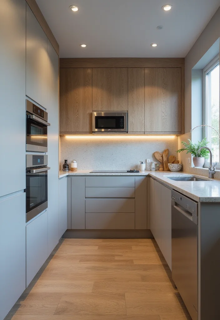 12 Small Kitchen Renovation Ideas for Functional Modern Layouts 11. Smart Technology for Kitchen Efficiency