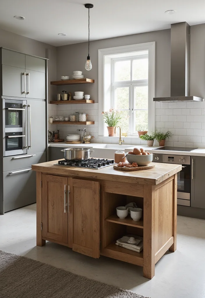 12 Small Kitchen Renovation Ideas for Functional Modern Layouts 2. Multi Functional Kitchen Islands