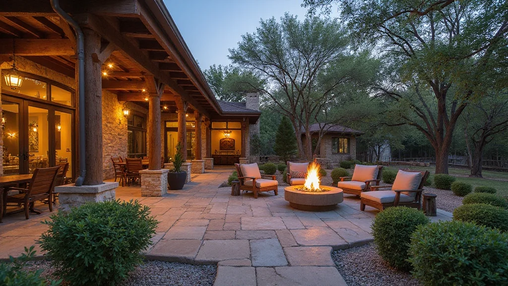 12 Texas Backyard Ideas for Warm Rustic Outdoor Living
