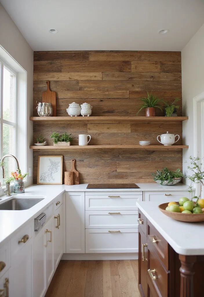 12 Unique Kitchen Backsplash Ideas for Creative Stylish Focus 1. Reclaimed Wood Backsplash