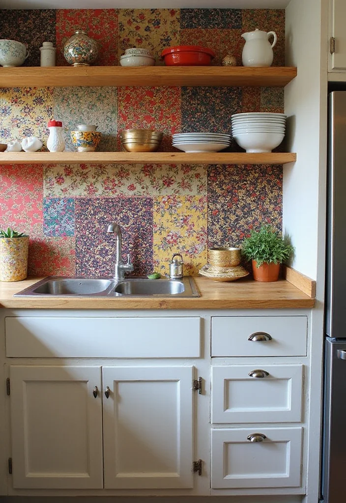 12 Unique Kitchen Backsplash Ideas for Creative Stylish Focus 10. Fabric Backsplash