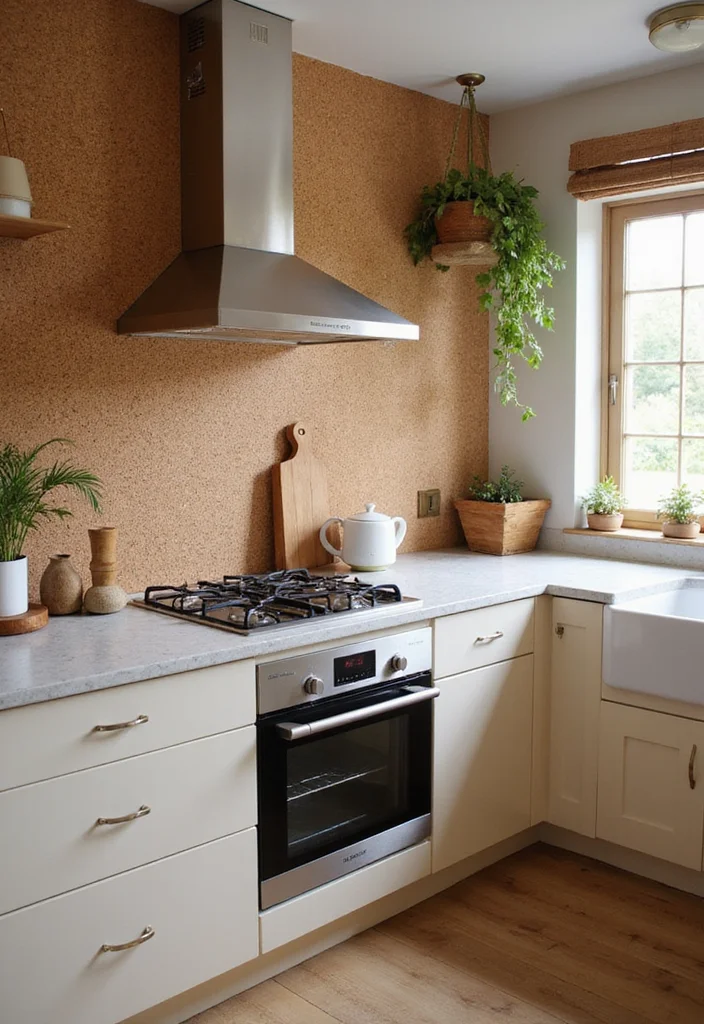 12 Unique Kitchen Backsplash Ideas for Creative Stylish Focus 11. Cork Backsplash