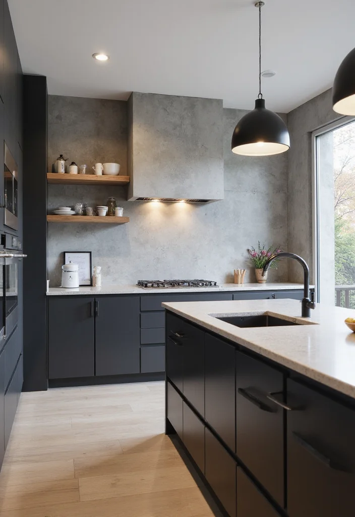 12 Unique Kitchen Backsplash Ideas for Creative Stylish Focus 8. Concrete Backsplash