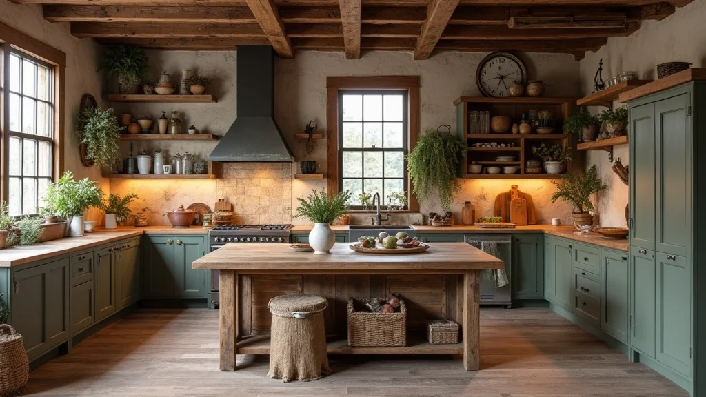 14 Kitchen Ideas Rustic for Warm Natural Comfortable Charm