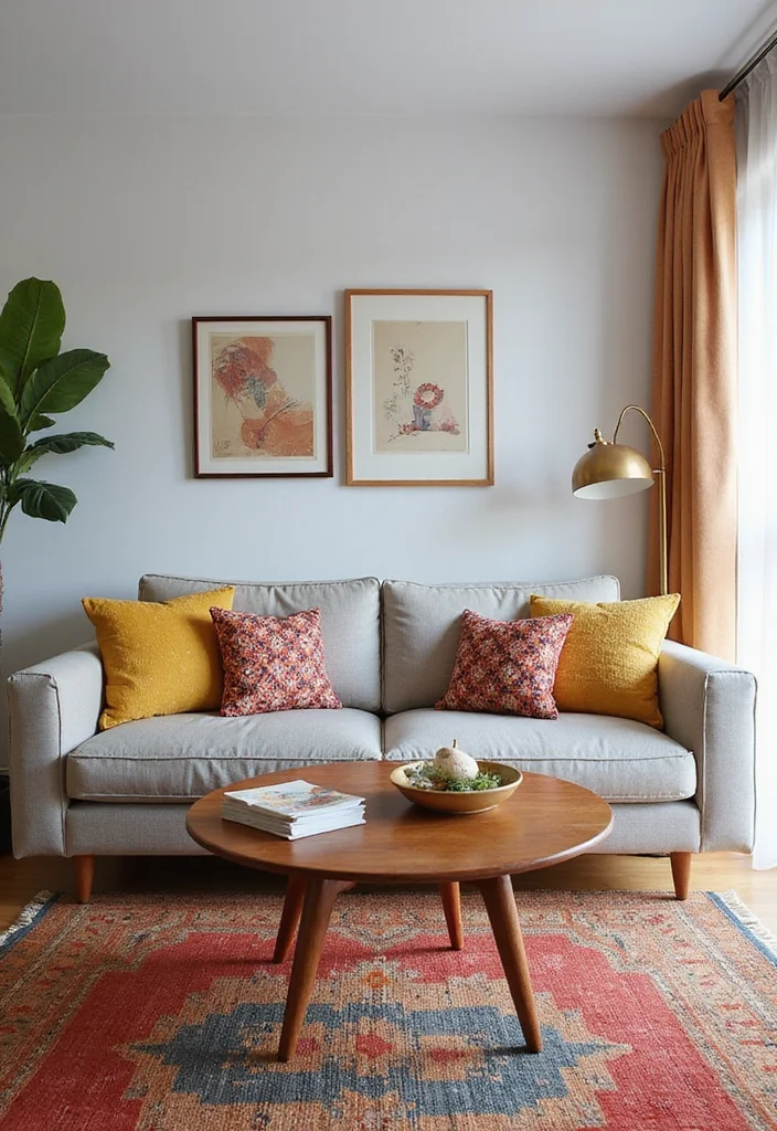 14 Living Room Layout Ideas for Balanced Functional Flow 6. Use of Color and Patterns