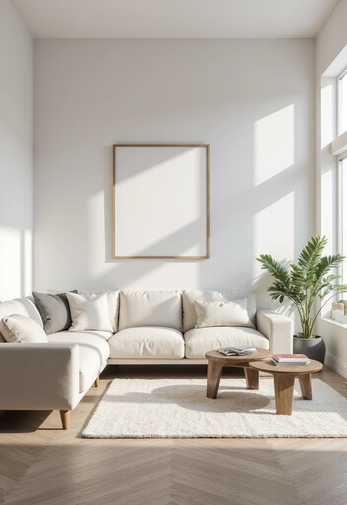 14 Living Room Layout Ideas for Balanced Functional Flow 7. Minimalistic Furniture Choices