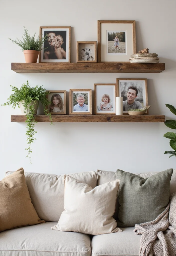 14 Living Room Shelving Ideas for Clean Practical Stylish Storage 78 14 Living Room Shelving Ideas for Clean Practical Stylish Storage 8. Reclaimed Wood Shelving