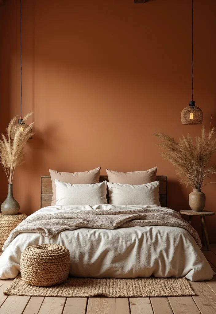 14 Rustic Bedroom Ideas for Cozy Natural Textured Charm 45 14 Rustic Bedroom Ideas for Cozy Natural Textured Charm 5. Eco Friendly Paint Choices