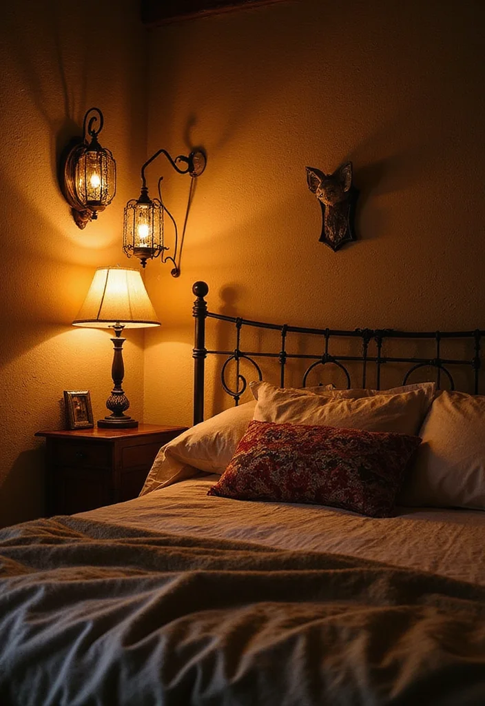 14 Rustic Bedroom Ideas for Cozy Natural Textured Charm 56 14 Rustic Bedroom Ideas for Cozy Natural Textured Charm 6. Rustic Lighting Fixtures